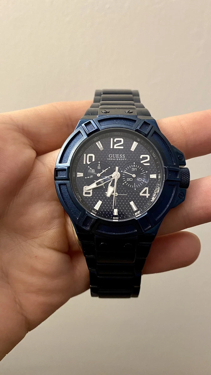 Orologio guess cheap uomo nero