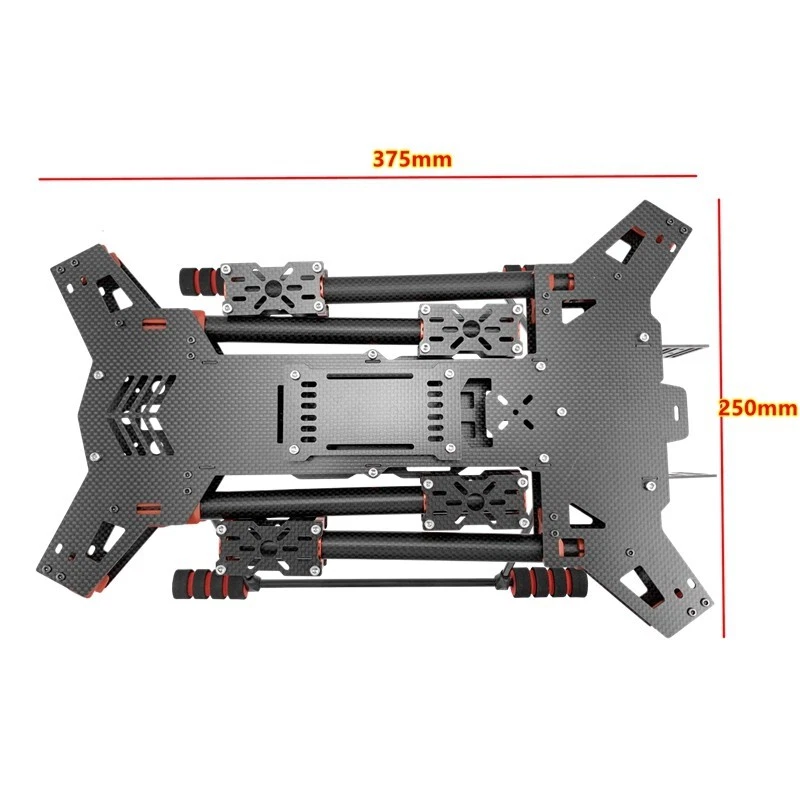 INNLOI H4 680mm Drone Frame Folding Carbon Quad For 15inch Propeller 4310 Motor - Image 3 of 4