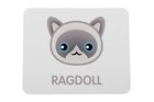 Ragdoll sous-main avec un chat Art-Dog