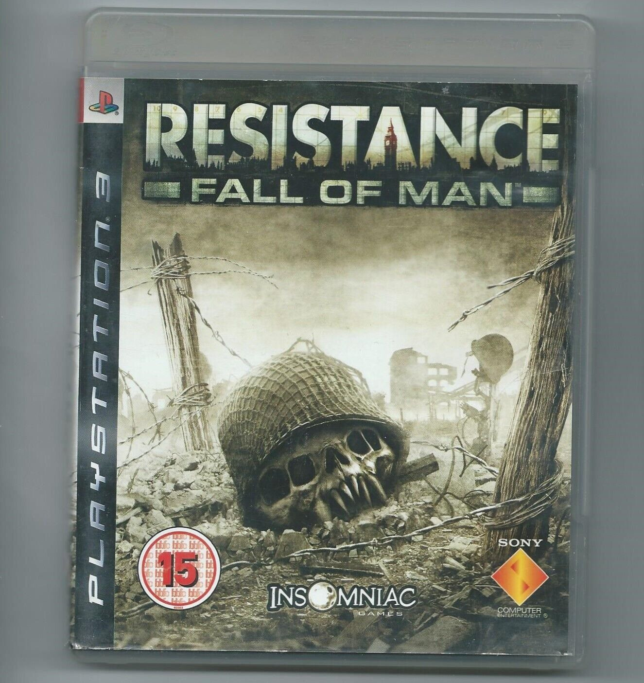 Resistance Fall Of Man Sony PlayStation 3 PS3 Video Game PEGI 15 War Used