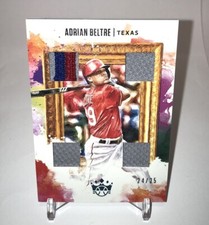 Adrian Beltre 2020 Panini Diamond Kings Quad Materials Holo Blue 24/25 #DKQ-AB