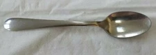 (1) World Stainless Spoon Dessert Teaspoon 6" Long Taiwan EATING UTENSIL