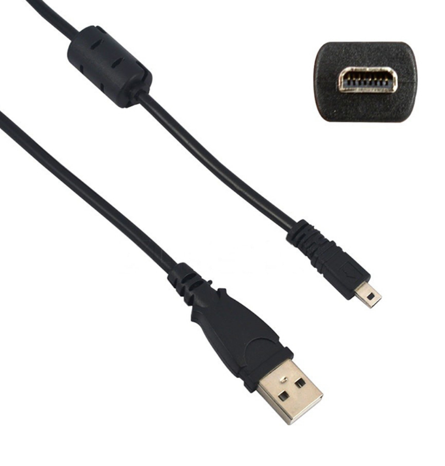 PRL) UCE6 CAVO DATA CABLE USB MINI 8 PIN 1,5 MT PENTAX FUJI FINEPIX