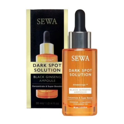 3 Pcs Sewa Dark Spot Solution Black Ginseng Ampoule Serum Reduce Thick Blemishes