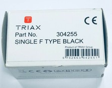TRIAX single F Type black Module (part no. 304255) 4 Items