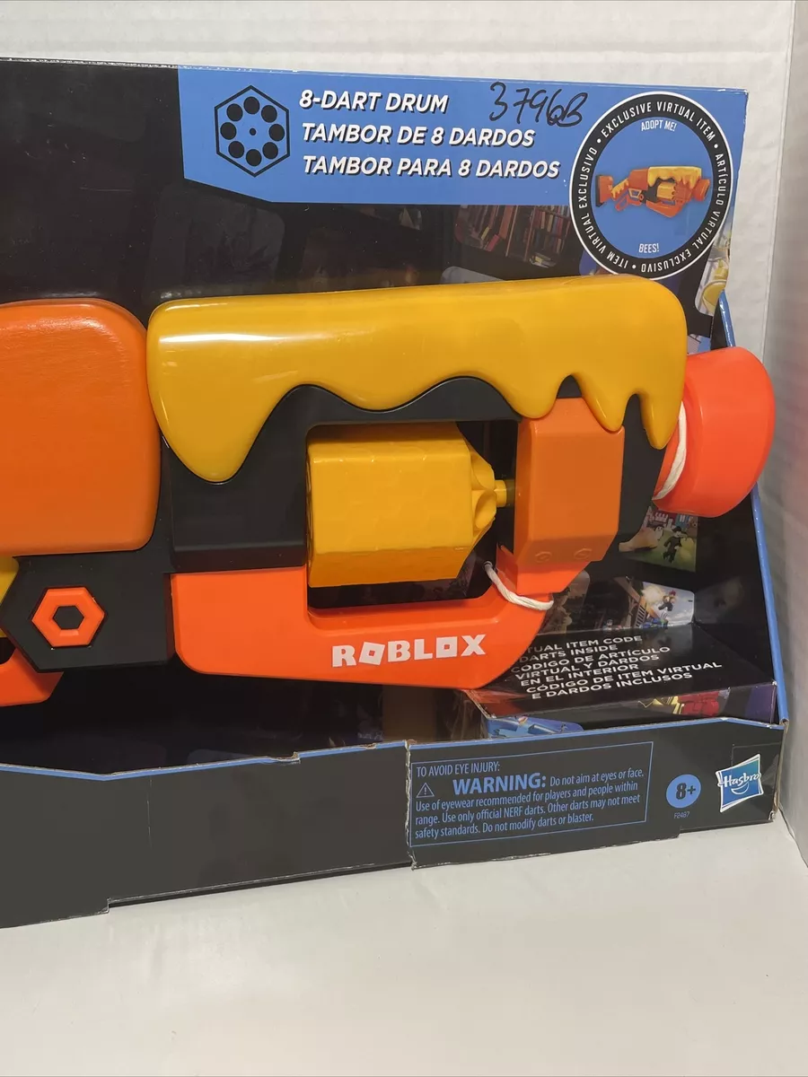 NERF ROBLOX Adopt Me Bees Lever Action Dart Blaster Gun *includes Code*