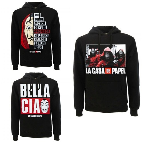 Felpa LA CASA DE PAPEL ufficiale NETFLIX adulto assortite LA CASA DI CARTA  | eBay