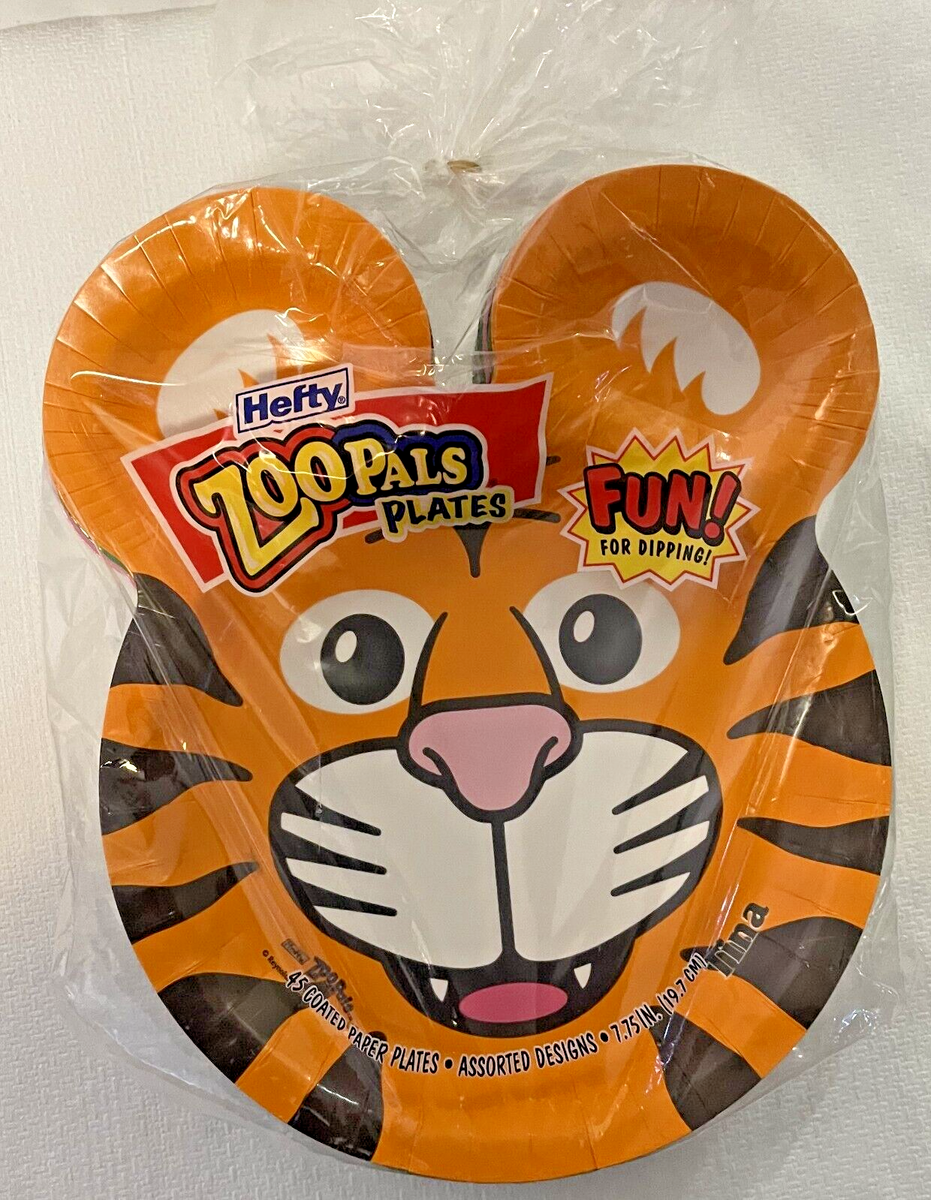 Hefty PCV11024 Zoo Pals Rainforest Plates - 20 Count for