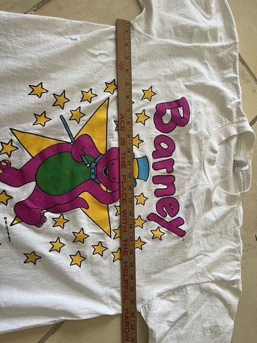 Vintage Barney Dinosaur Radio City Music Hall Adult T Shirt XL Single Stitch 93 - Picture 14 of 18