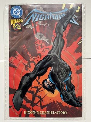 Wizard 1/2 Nightwing D.C. Comics with C.O.A., VF / NM Low Print Run