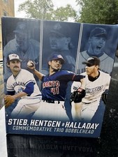 STIEB HENTGEN HALLADAY TRIO BOBBLEHEAD 2016 TORONTO BLUE JAYS SGA BNIB