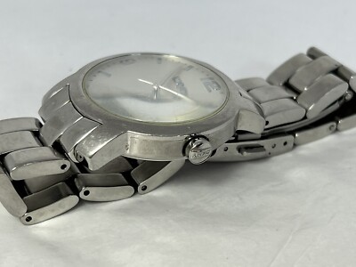 DKNY Stainless Steel Silver Tone & Silver Dial Date Classic