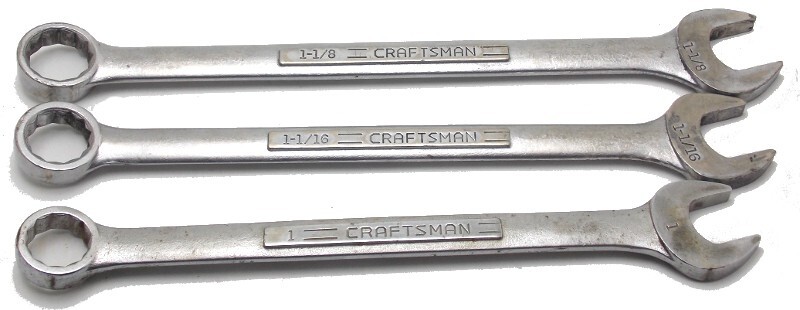 3 Craftsman Combination Offset 12Pt Wrench Set 1