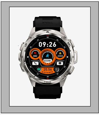 KOSPET 14000014000 Smartwatch T3 Ultra, 1,4 Zoll AMOLED, GPS, wasserdicht Silber