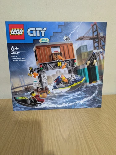 LEGO CITY: Polizeischnellboot und Ganovenversteck (60417) | OVP | NEU