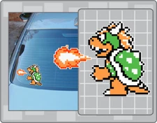 BOWSER Sprite from Super Mario Bros. 3 Vinyl Decal #2 Car Truck Laptop Sticker