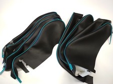 Sitzbezüge für BMW E30 Sportsitze Bezüge Ledersitze Sitzwange Seitenwange türkis