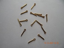 BRASS COTTER PINS. 1/8 x 3/4" , 15 PCS. NEW
