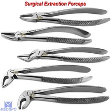 Dental Extracting Forceps Root Upper Lower Molars Oral Surgery Tooth Extraction