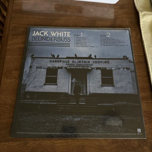Jack White Blunderbuss VERSIEGELTE VINYL-LP 2012 (DRITTER MANN TMR-139). Weiße Streifen - Bild 3 von 5