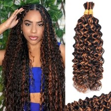Belaved Human Braiding Hair Highlight Ombre 2 Bundles 100g 1BP30