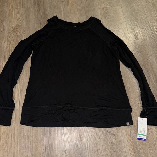 Gaiam Yoga Pull Over Sweater Soft Open Shoulder Studio to Street NEW SIZE XL