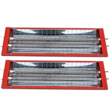 2x Baking Infrared Paint Curing Lamp Heater Lamp for Automotive Spray Booths 