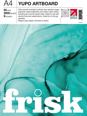 Frisk Yupo Artboard - A4 Starrplatten - 8 Stück