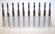 10 - 2.40mm (.0945") 2 flute endmills, new - 1600-0945.390