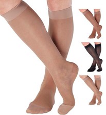 - Compression Stockings for Women 20-30mmHg - Sheer Graduated Support Knee Hi...
