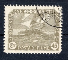 FIUME 1919 - PLEBISCITO Centesimi 45 Usagé