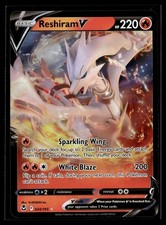 reshiram v pokemon card SWORD AND SHIELD, Silver Tempest