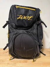 Zoot Ultra Tri Bag Black Backpack Triathlon Cycling Swimming Carry on Luggage