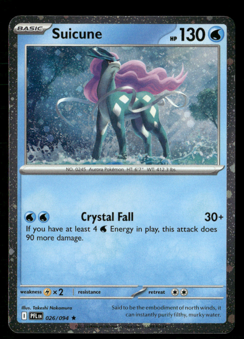 Suicune (Cosmos Holo) Rare Holo 026/094 LP Pokémon TCG