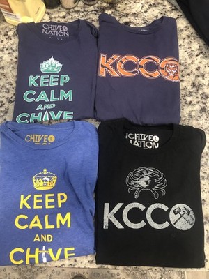 Chive Vintage State Tshirt Lot Sz Lg Oregon, Washington, Michigan, Maryland KCCO