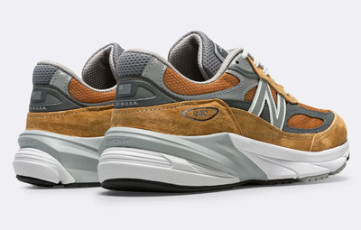 New Balance 990v6 Made in USA Workwear Tan Wheat Silver SZ 8.5-13