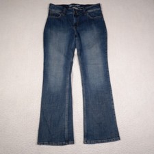 Wrangler Women's Blue Jeans Boot Cut Sz 9 Medium Wash Mid rise