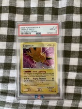 Pokemon Zapdos Majestic Dawn Holo Rare #14 PSA 8 Card Rare Low Pop Mid Era