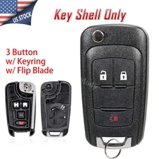 For 2010 2011 2012 2013 2014 2015 2016 2017 GMC Terrain Flip Key Remote Fob Case