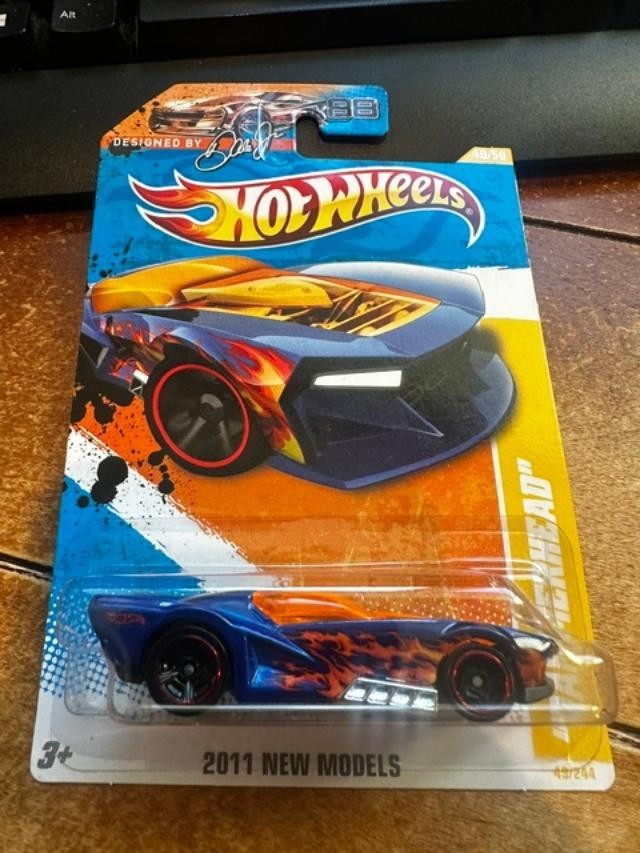 2011 Hot Wheels New Models Hammerhead #49 Blue