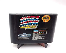 Captain America – Game Cartridge Tested & Working • Includes New Clear Case