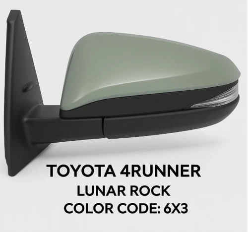 NEW LUNAR ROCK Mirror fits 2022-24 4Runner Driver Left Heat Signal Blind Spot