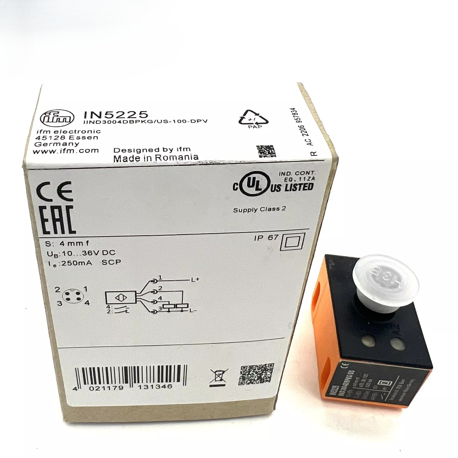 1PC New IFM IN5225 Proximity Sensor In Box Free Shipping - US Stock