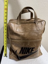 Vintage Nike PVC Tan Brown Travelite Luggage ...