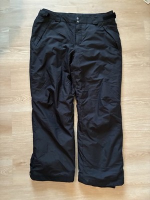 Columbia Men's Black Omni Tech Waterproof Breathable Ski Snow Pants XL Regular