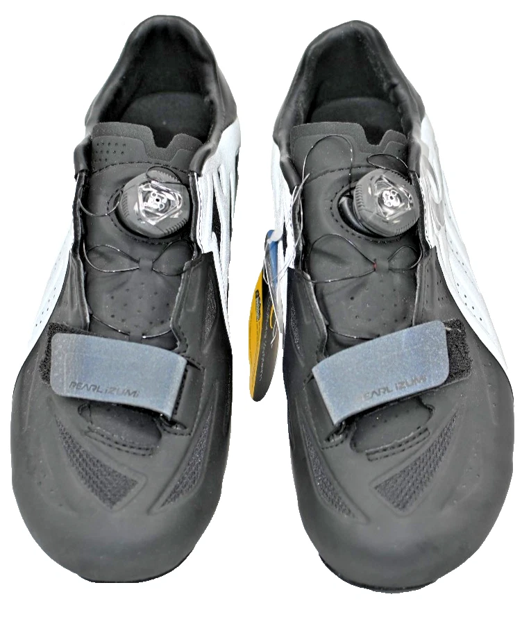 Chaussures De Vélo Route Pearl iZUMi Elite Road Noir Argent, Taille 42 - Photo 1/3