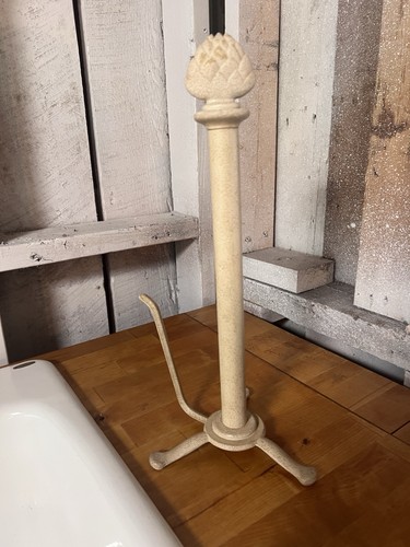 Artichoke Top Paper towel holder W/ Cast Iron Base - Picture 4 of 8
