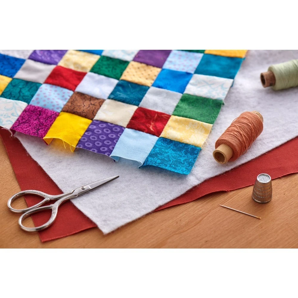 White Cotton Quilting Batting 90 x 108 Queen Size Precut - thumbnail 4