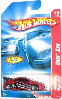 #ad Hot Wheels 2007 100 Code Car Series Red Honda Civic Si On A Blue Hot Wheels $26.74