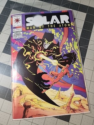 Solar Man Of The Atom #25 (Valiant, Sep 1993) Bag Board VF+/NM-